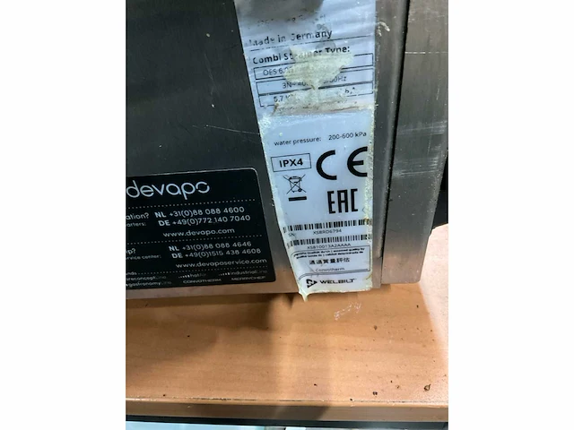 Convotherm oes 6.06 mini combisteamer - afbeelding 6 van  7