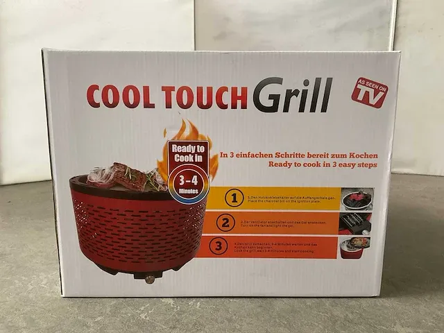 Cool touch grill turbo - houtskool bbq - afbeelding 4 van  8
