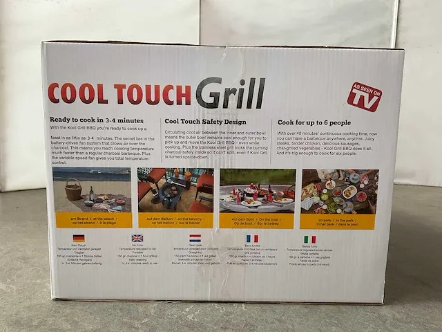 Cool touch grill turbo - houtskool bbq - afbeelding 5 van  8