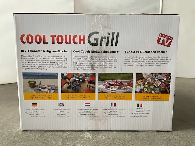 Cool touch grill turbo - houtskool bbq - afbeelding 6 van  8