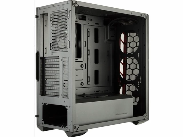 Cooler master masterbox mb511 midi-tower pc-behuizing zwart - afbeelding 2 van  3