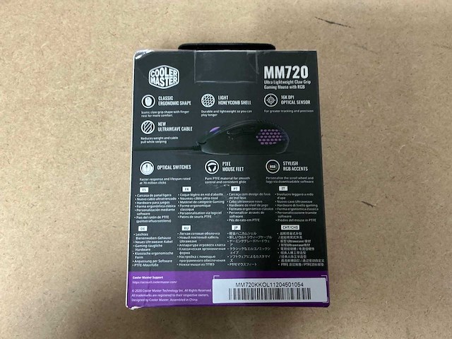 Coolermast mm720 gaming muis - afbeelding 4 van  5