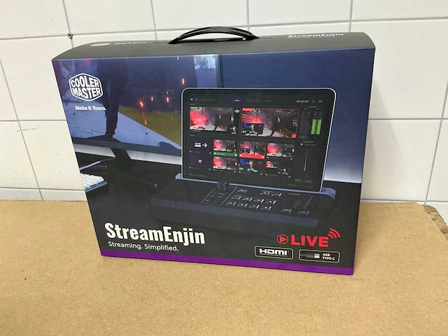 Coolermaster rm-sen1-h2h3-r1 livestream mixer - afbeelding 2 van  4