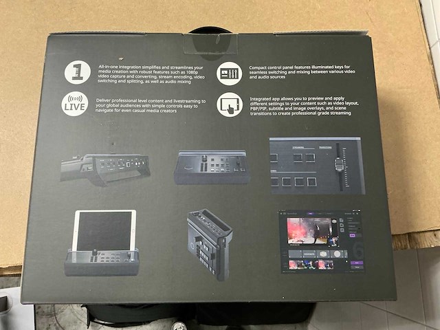 Coolermaster rm-sen1-h2h3-r1 livestream mixer - afbeelding 3 van  4