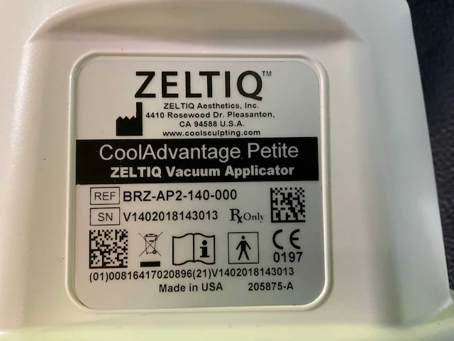 Coolsculpting zeltiq vacuüm applicator brz-ap2-140-000 medisch hulpmiddel - afbeelding 6 van  6