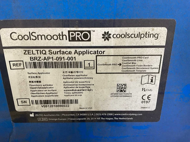 Coolsculpting zeltiq vacuüm applicator medisch hulpmiddel - afbeelding 6 van  11