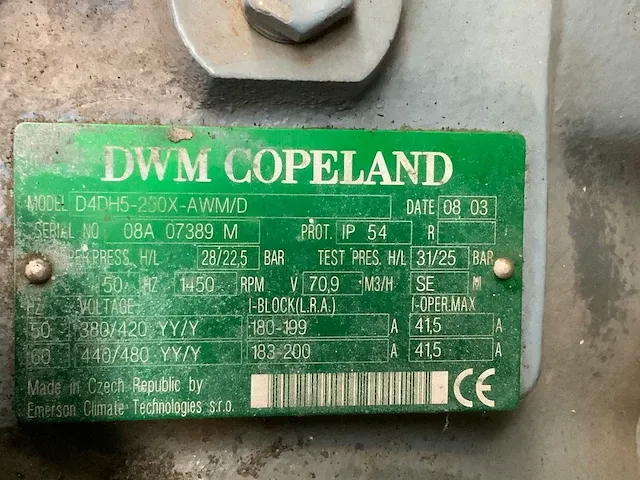 Copeland z9-4/6d-18l condenser koelinstallatie - afbeelding 4 van  5