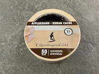 Copenhagen gold - universeel - rol afplaktape 50 mm x 25 m (60x)