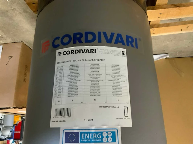 Cordivari bol. vb 50 c/4 boiler - afbeelding 2 van  5