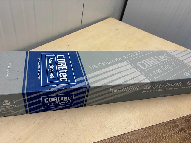 Coretec donker eiken vinyl vloer (8x) - afbeelding 3 van  7
