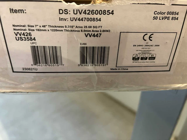 Coretec donker eiken vinyl vloer (8x) - afbeelding 5 van  7