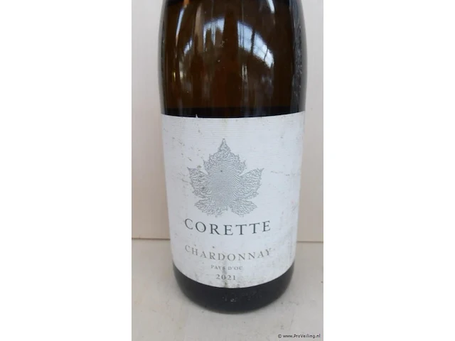 Corette chardonnay - 750 ml - winkelverkoopprijs € 9.95 - afbeelding 2 van  3