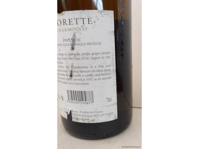 Corette chardonnay - 750 ml - winkelverkoopprijs € 9.95 - afbeelding 3 van  3