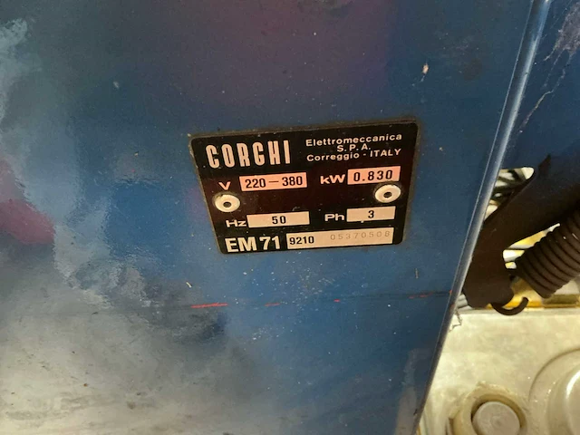 Corghi em71 banden balanceerapparaat - afbeelding 9 van  9