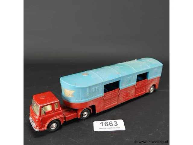 Corgi toys chipperfields circus paardenvrachtwagen, jaren 60 - afbeelding 1 van  5