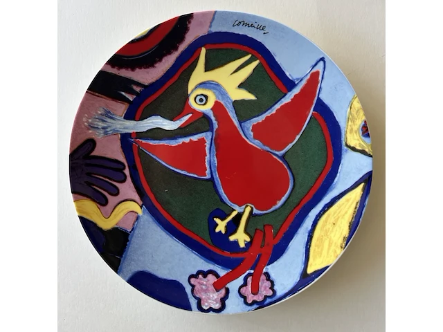 Corneille, decoratief wandbord , te dateren omstreeks het jaar 2000 - afbeelding 1 van  2