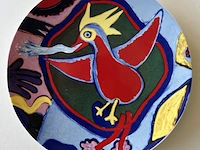 Corneille, decoratief wandbord , te dateren omstreeks het jaar 2000 - afbeelding 1 van  2