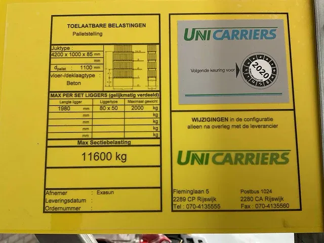 Cornic m225 palletstelling - afbeelding 7 van  11