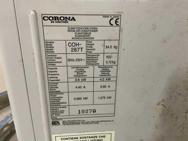 Corona airconditioning - afbeelding 5 van  5