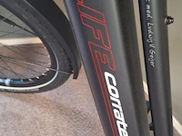 Corratec elektrische damesfiets | model e-power life cx7 belt | kleur black white red |maat 53 cm - afbeelding 2 van  12