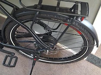 Corratec elektrische damesfiets | model e-power life cx7 belt | kleur black white red |maat 53 cm - afbeelding 3 van  12