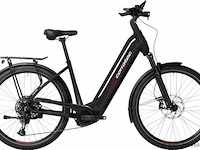 Corratec elektrische damesfiets | model e-power life cx7 belt | kleur black white red |maat 53 cm - afbeelding 1 van  12