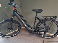 Corratec elektrische damesfiets | model e-power life cx7 belt | kleur black white red |maat 53 cm - afbeelding 5 van  12