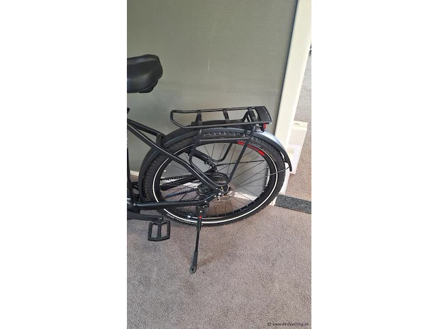 Corratec elektrische damesfiets | model e-power life cx7 belt | kleur black white red |maat 53 cm - afbeelding 8 van  12