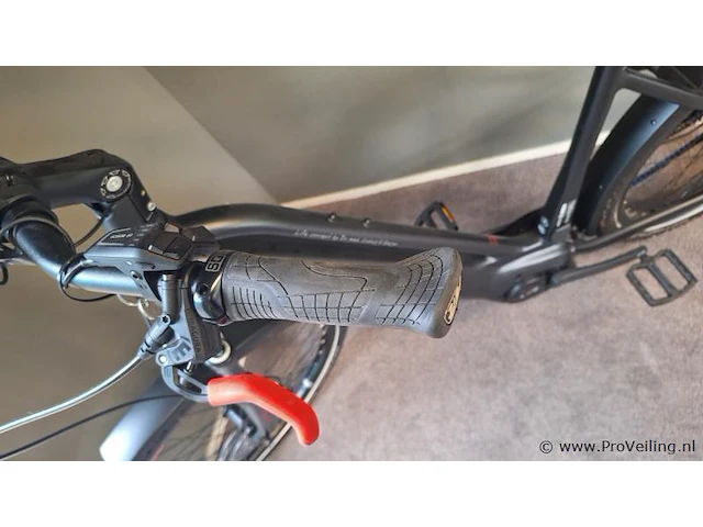 Corratec elektrische damesfiets | model e-power life cx7 belt | kleur black white red |maat 53 cm - afbeelding 9 van  12