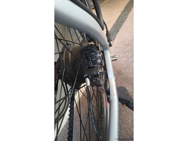 Corratec elektrische damesfiets | model e-power life cx7 belt | kleur silber cool grey |maat 57 cm - afbeelding 8 van  16