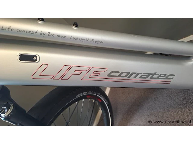 Corratec elektrische damesfiets | model e-power life cx7 belt | kleur silber cool grey |maat 57 cm - afbeelding 16 van  16