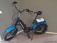 Corratec elektrische damesfiets| model life s p5 | kleur black blue | maat 42 - afbeelding 1 van  18
