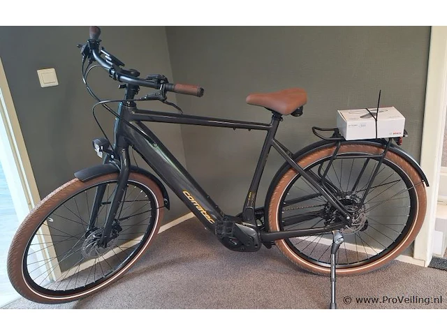Corratec elektrische herenfiets | model e-power c29 se 3.0 cx7 12s | kleur zwart/bruin | maat 60 cm - afbeelding 7 van  14