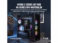 Corsair hydro x series g7 rgb 40-series gpu water block (4090 fe) zwart - afbeelding 2 van  5
