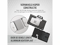 Corsair hydro x series g7 rgb 40-series gpu water block (4090 fe) zwart - afbeelding 3 van  5