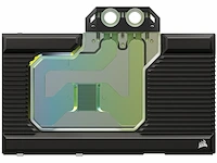 Corsair hydro x series xg7 rgb 4080 founders edition gpu waterblok voor nvidia geforce rtx 4080 fe zwart - afbeelding 1 van  6