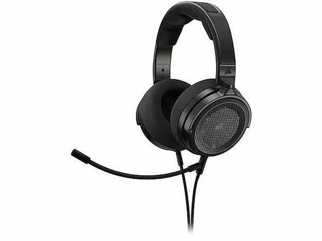 Corsair virtuoso pro bedrade open achterkant gaming headset zwart - afbeelding 1 van  4