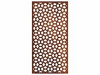 Cortonstaal decoratiepaneel "ellipse" 180x90 cm (5x) - afbeelding 1 van  6