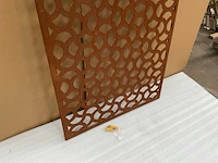 Cortonstaal decoratiepaneel "ellipse" 180x90 cm (5x) - afbeelding 3 van  6