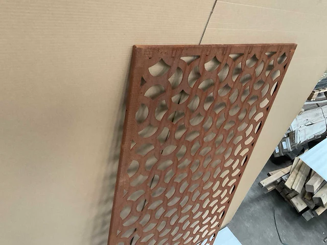 Cortonstaal decoratiepaneel "ellipse" 180x90 cm (5x) - afbeelding 6 van  6