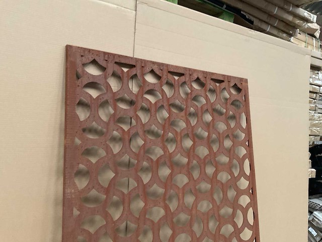 Cortonstaal decoratiepaneel "ellipse" 180x90 cm (5x) - afbeelding 4 van  6