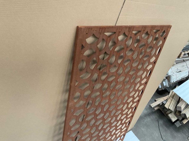 Cortonstaal decoratiepaneel "ellipse" 180x90 cm (5x) - afbeelding 6 van  6