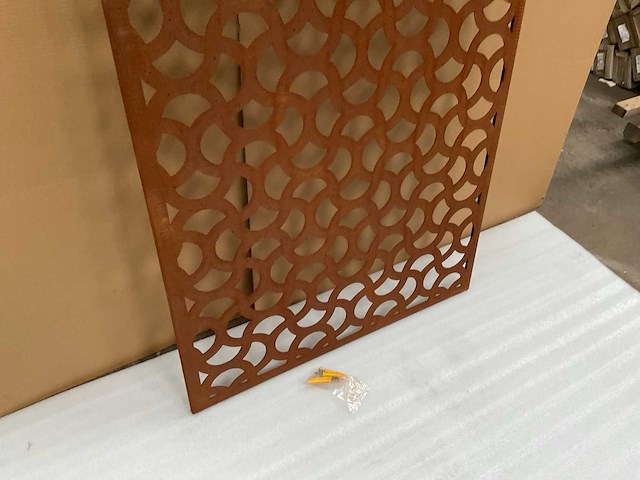 Cortonstaal decoratiepaneel "ellipse" 180x90 cm (5x) - afbeelding 3 van  6