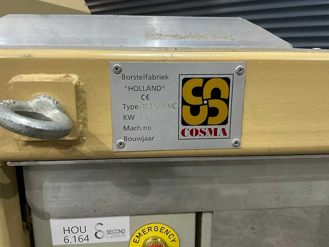 Cosma - 2003 - 1300/s/30 vac - borstelmachine - afbeelding 2 van  11