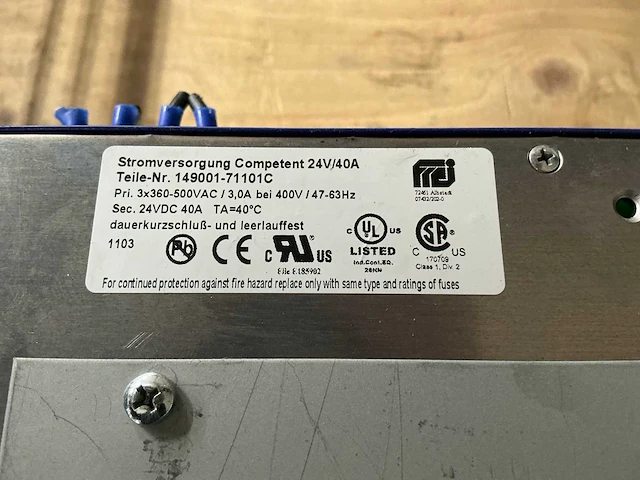 Cosom competent 24/40a powersupply - afbeelding 6 van  6