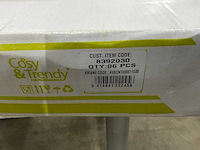 Cosy & trendy ariane vierkante borden (30x) - afbeelding 7 van  8