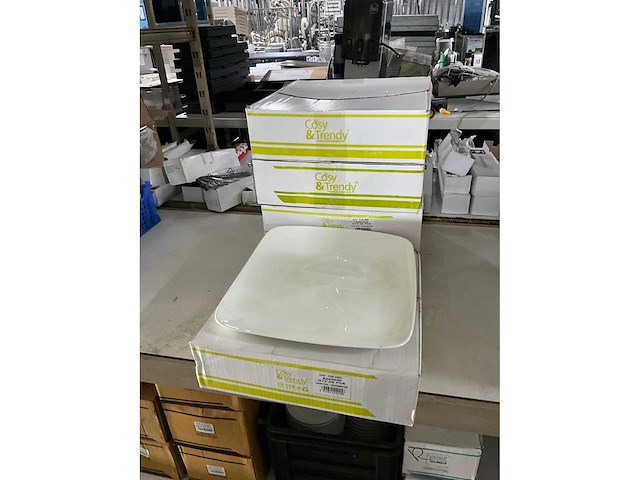 Cosy & trendy ariane vierkante borden (30x) - afbeelding 8 van  8