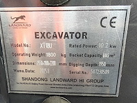 Cougar - 2025 - xt-18u - minigraafmachine met kubota motor d902 - afbeelding 2 van  45