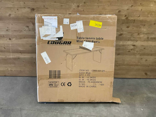 Cougar mini 1500 basic tafeltennis tafel - afbeelding 2 van  5