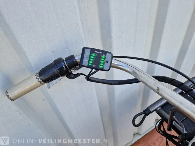 Country e-bike/ elektrische fiets sparta, grijs - afbeelding 5 van  11